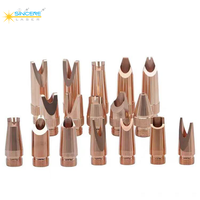Buse de soudage laser à fibre portative, buse en cuivre durable, soudage lisse sans scories, buse de guidage, marque QILIN