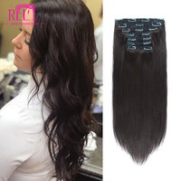 Jinkruaili — extensions de cheveux à clip, cheveux brun foncé, populaire avec jeunes femmes, bon marché