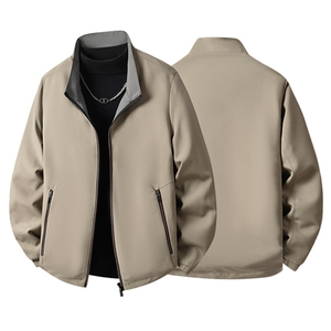 Chaqueta informal para hombres de mediana edad y mayores, nueva para primavera y otoño, holgada, transpirable, ligera, cómoda y cálida. - Product Image 2