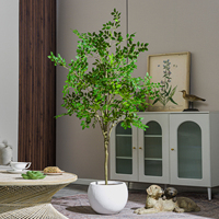 Ramas de vegetación artificial de plástico de alta calidad incluye árbol de simulación interior/exterior decoración del hogar fábrica gran oferta