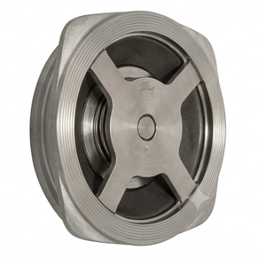 วาล์วตรวจสอบแบบดิสก์สแตนเลส API 598 150LB แบบเวเฟอร์พร้อมสปริงควบคุม - Product Image 1