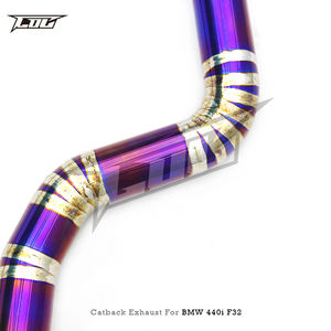 Auto Valvetronic Catback para <span class=keywords><strong>BMW</strong></span> 435i/<span class=keywords><strong>440i</strong></span> F32/F33/F36 3,0 2014-2020 sistema de escape con válvula trasera de gato de rendimiento de titanio - Product Image 3