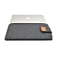 Nouveau style hommes respectueux de l'environnement pour macbook 11 12 13 14 15 15.6 pouces sacs feutre ordinateur portable pochette sac étui
