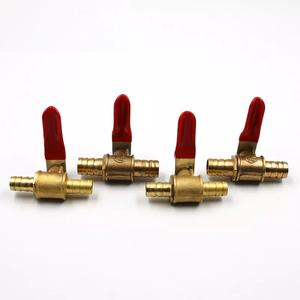 6 มม.-12 มม.ท่อ Barb อินไลน์ทองเหลืองน้ําน้ํามันแก๊สการใช้สายปิดบอลวาล์วท่ออุปกรณ์นิวเมติกตัวเชื่อมต่อ Controller - Product Image 6