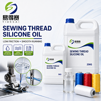 Huile de silicone lubrifiante pour fil à coudre industriel pour machines textiles à grande vitesse