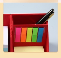 Bloc-notes autocollants carrés créatifs, promotionnels, pliables, rotatifs, en forme de cube de Rubik, avec porte-stylo