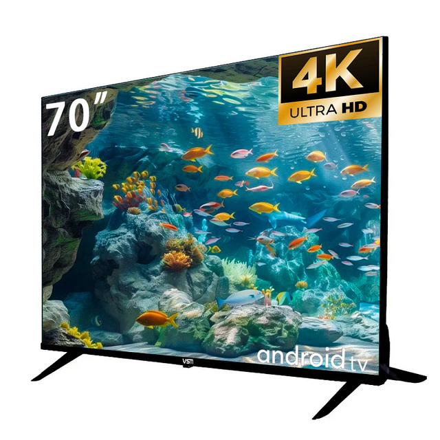 VSTI 70 inch HD Ultra HD 4K Android WebOS Google 24 32 42 43 50 55 65 75 85 Inch LCD LED Smart TV Screen Television Smart TV