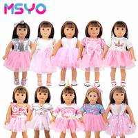 Jouet en plastique multi-tailles Ensemble de vêtements de poupée Mode Vintage Casual Party Wear Robes Robes Vêtements saisonniers pour filles