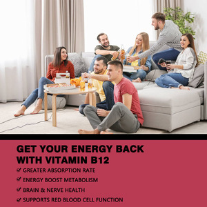 OEM Private Label <b>Vitamin</b> B12 <b>Liquid</b> Drops with <b>Vitamin</b> D3 & B12 Support Healthy Brain Promote Cell Regeneration Drops - Product Image 5