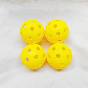 Paquete de 4 Pelotas de Pickleball Aprobadas por la USAPA, Equipo Deportivo para Interiores/Exteriores, Regalo para Amantes del Pickleball, Pelotas de 26 y 40 Hoyos - Product Image 1