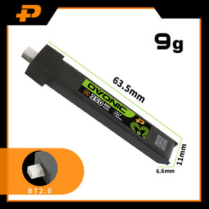 แบตเตอรี่ลิเธียมโอโวนิค 1S 2S 450mAh 80C ความจุสูงสำหรับโดรน - Product Image 4