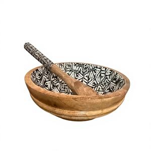 Tazón de Madera Hecho a Mano, Diseño Clásico, Ecológico, Vajilla para Fiestas, Tazones Decorativos para Ensaladas, Más Vendidos - Product Image 1