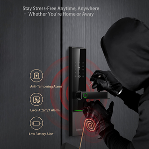 Cerradura Inteligente <span class=keywords><strong>para</strong></span> Puerta Exterior Tolink, Impermeable, con Huella Dactilar, de Aleación de Aluminio, Compatible con Tuya TTlock - Product Image 6