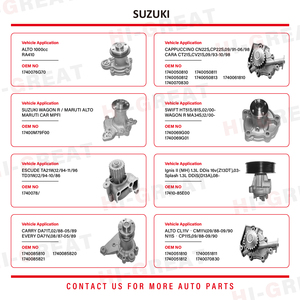 Pompa dell'Acqua di Alta Qualità per Sistema di Raffreddamento Auto 17400-85830 per SUZUKI <span class=keywords><strong>VITARA</strong></span> (ET, TA, TD) 2.0 V6 24V Trazione Integrale - Product Image 4