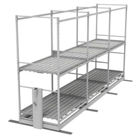 Système de culture hydroponique de fourrage, bac de culture, système de rack vertical multi-niveaux pour micro-légumes d'intérieur