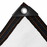 Filet pare-soleil blanc en HDPE sur mesure, haute occultation, résistant aux UV et anti-vieillissement, en rouleau pour serre
