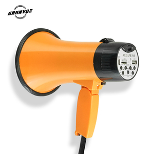 15 Wát đầy màu sắc xách tay loa loa với BT/ USB/TF phát lại, ghi âm, còi báo động, được xây dựng trong mic - Product Image 1