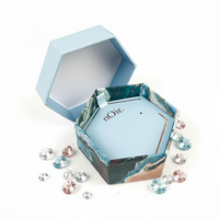 Cajas de Regalo Hexagonales de Cartón Reciclable Personalizadas al por Mayor con Laminado Mate para Empaque de Joyería Moderna