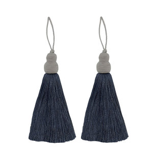 Custom Color Design Bulk OEM/ODM Wholesale High Quality Lightweight <b>Key</b> <b>Tassel</b> Bullion Wire <b>Tassels</b> Custom Logo <b>for</b> Garment Use - Product Image 6
