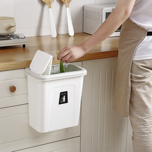 <span class=keywords><strong>Poubelle</strong></span> murale en plastique OEM pour <span class=keywords><strong>armoire</strong></span> de <span class=keywords><strong>cuisine</strong></span> déchets épluchures de fruits paniers de collecte de légumes <span class=keywords><strong>poubelle</strong></span> de stockage suspendue - Product Image 2