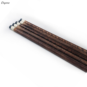 Chyone 12mm/13mm 12pcs laminado teñido rizado de madera de arce con carbono core dentro carom señal del eje hecho a mano de billar del eje - Product Image 2