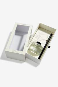 High-End Kraft Schublade Leere Parfüm verpackungs box mit klarem Schaufenster für Parfüm flaschen und Diffusors ticks Geschenkset - Product Image 5