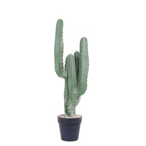 Cactus artificiel colonne Dream Castle 30cm-100cm, plante en pot simulée à trois têtes, décoration intérieure - Product Image 4