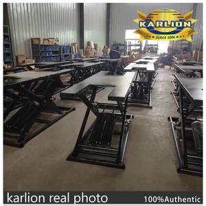 Karlion oem 500k הידראולי מכונת פלדה אופנוע שולחן חיים מיטה ce סיטונאים מעלית לאופנועים כלי תיקון מכונית - Product Image 5