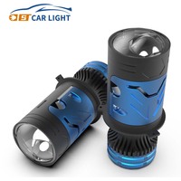 Ampoule H4 F90 170W à double lentille ultra-lumineuse 24V, Canbus puissant, ventilateur silencieux et double cuivre 6000K pour phares LED de motos et voitures