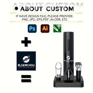 Custom logo Automatic Wine Bottle Opener <b>Set</b> USB Rechargeable Electric Stainless Steel Bottle Opener Promotional <b>Gifts</b> - Product Image 2