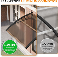 Cadre en aluminium Structure de parking Carport Car Window Shade Carports pour parking Garages
