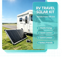 Panneau solaire rigide monocristallin 18V 60W fiable pour la vente en gros, montage sur toit, système de caméra de sécurité extérieure domestique, LED