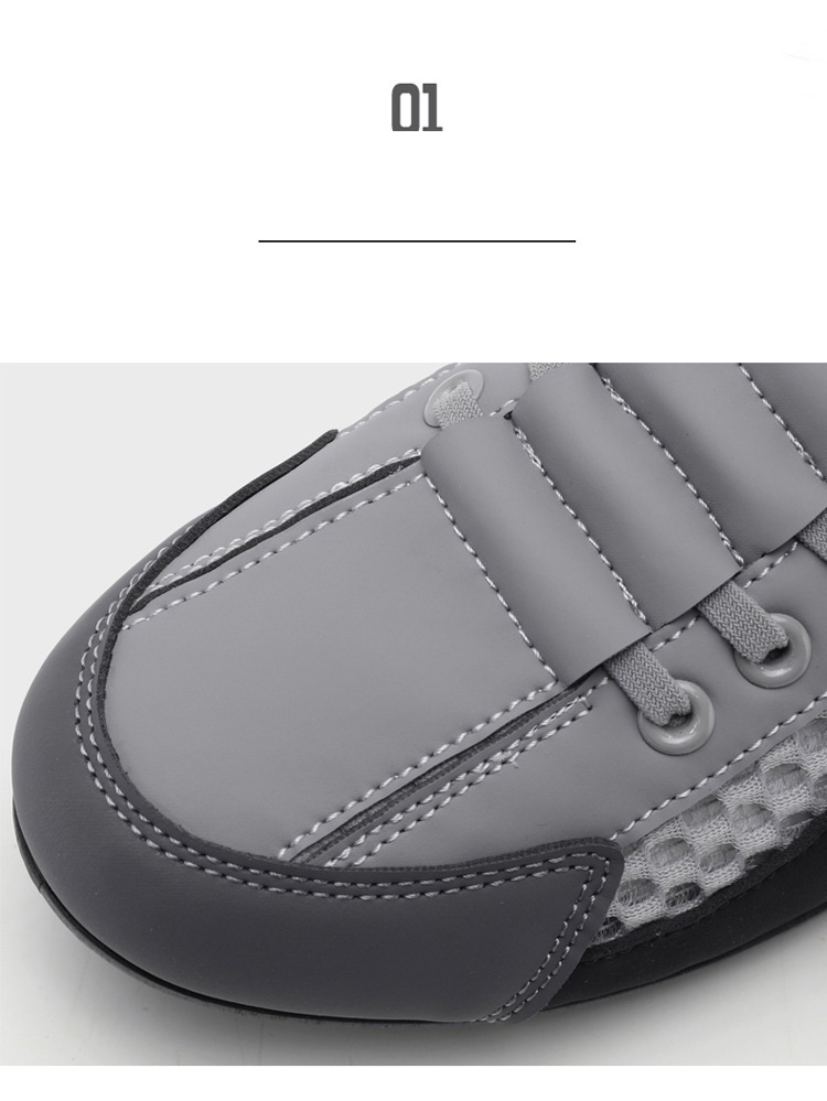 Men's Summer Breathable Mesh Half-Slippers - Versatile