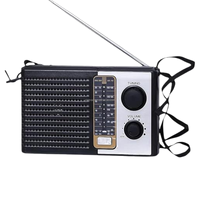 Radio Électrique Classique Portable à Signal Puissant et Son Fort, Fonctionnant sur Batterie CA, Haut-Parleur Multi-Bandes FM AM SW1 SW2 TV