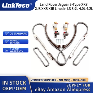Kit de cadena de distribución Linkteco para Land Rover <span class=keywords><strong>Jaguar</strong></span> s-type <span class=keywords><strong>XK8</strong></span> XJ8 XKR XJR Lincoln LS 3.9L 4.0L 4.2L 1986-2014 AJ82290 AJ82325 - Product Image 6