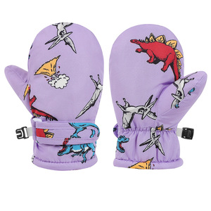 Mitaines imperméables pour tout-petits, gants d'hiver pour bébés, gants pour enfants, mitaines chaudes doublées de polaire, gants de ski et de neige pour adolescents - Product Image 5