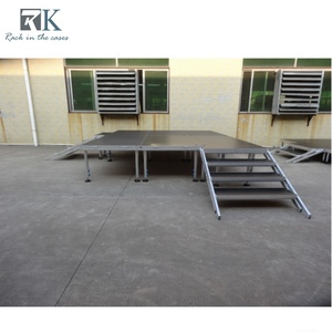 Aluminum Stage Equipment System Mobile Stage Portable Stage <b>Platform</b> with Aluminum Riser for Outdoor Indoor - Product Image 5
