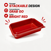 Boîtes d'emballage pour desserts, mini gâteaux, biscuits sablés, boîtes à emporter jetables, boîtes en plastique réutilisables transparentes