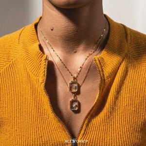 Pendentifs et bagues médaillons flottants |   Base et breloque <span class=keywords><strong>de</strong></span> bijoux DIY interchangeables en laiton plaqué or 18 carats : Pierres, Numéro d'ange - Product Image 5