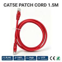 Cable de Conexión RJ45 Cat5e Cat5 de 1.5m (5 pies) CCA UTP FTP SFTP Blindado para Conexión de Red en Hogar y Oficina, Venta Directa de Fábrica