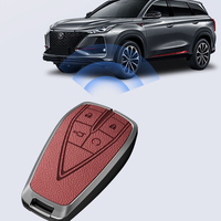 Étui à clés de voiture en alliage de Zinc Style de sac à clés pour Changan X5 Plus 2024 2025 2026 accessoires de coque de clé Kit automatique