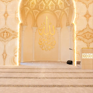 Hochwertiger Traditioneller Arabischer Moscheeteppich für Gebete, Maschinell Gefertigt, Günstiger Preis, Muslimischer Teppich - Product Image 3