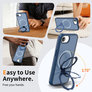 เคสโทรศัพท์แบบกำหนดเอง ป้องกันการกระแทก พร้อมแม่เหล็กในตัว หมุนได้ 360 องศา ขายส่ง เคสสำหรับ <span class=keywords><strong>iPhone</strong></span> 17 Pro Max - Product Image 4