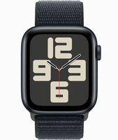 Montre connectée GPS SE (2e génération) avec suivi de la forme physique et du sommeil, détection de chutes, boîtier en aluminium CPO Midnight de 40 mm, étanche IP67 50 m, Bluetooth/WiFi