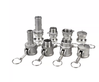 Kit de raccords Camlock en acier inoxydable 316 et kit de raccords à rainures BSP NPT ISO CE SGS