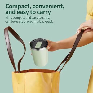 Tasse à café auto-mélangeuse magnétique portable rechargeable en acier inoxydable avec couvercle – Meilleure vente - Product Image 4