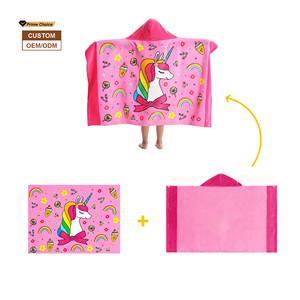 Toalla Poncho con Capucha <span class=keywords><strong>de</strong></span> Bambú y Algodón Suave para Niños, con Diseño <span class=keywords><strong>de</strong></span> <span class=keywords><strong>Personajes</strong></span> <span class=keywords><strong>de</strong></span> Dibujos Animados, para Playa y Natación, Venta al Por Mayor - Product Image 1