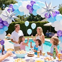 Ensemble de 133 ballons sur le thème de la piscine d'été pour la décoration de fête d'anniversaire d'enfants