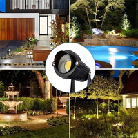 Luz LED de Jardín para Exteriores, Resistente al Agua IP65, de Bajo Voltaje AC 12V 24V, RGBW, para Iluminación de Árboles y Césped