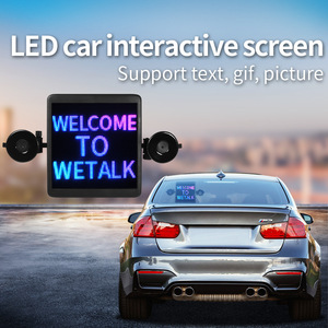 Pantalla de expresión fresca para ventana trasera de coche, luz de expresión Led, pantalla interactiva de voz Ai inteligente, programable controlada por aplicación - Product Image 2